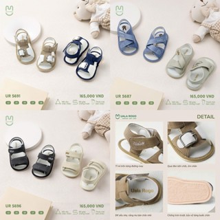  UALAROGO Giày Dép Tập Đi Chống Trơn Trượt Đế Cao Su Non Cho Bé Trai Bé Gái Nhiều Mẫu BST 3 