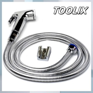  Bộ Vòi Xịt Vệ Sinh Inox Bền Bỉ Vòi Xịt Bồn Cầu Kèm Dây Cài Xịt 