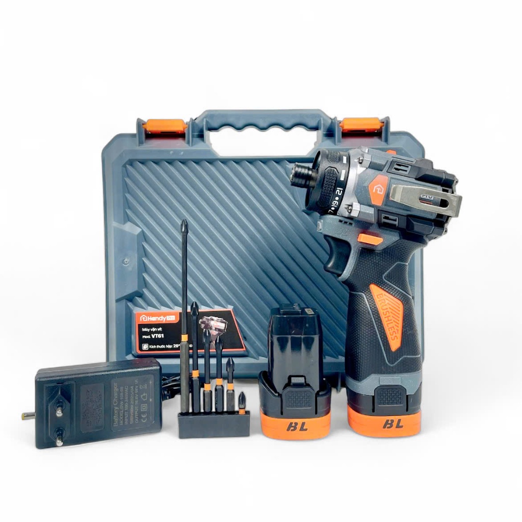  Máy chuyên vít cấp trượt Handy Pro dùng thạch cao – nội thất 2 pin 4 cell siêu tiện lợi 