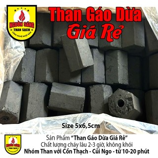 Than gáo dừa (5kg) loại phổ thông