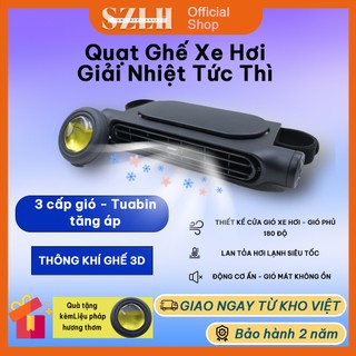  Quạt ghế ô tô quạt làm mát ghế sau ô tô ba tốc độ điều chỉnh im lặng sạc giao diện Type-C an toàn và đáng tin cậy 