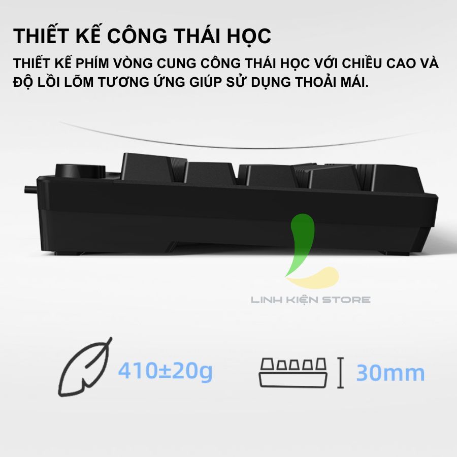 Bàn Phím Có Dây HOSAN AULA F3061 Gaming 64 Phím Có RGB, Giao Diện USB Và Chuột S50 | BigBuy360 - bigbuy360.vn