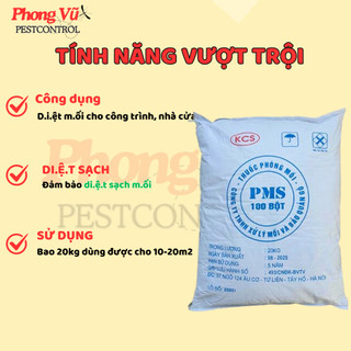 Bột chống m.ố.i PMS 100 bao 20kg: dùng cho công trình, nhà cửa (đơn từ 4 bao vui lòng ib shop)