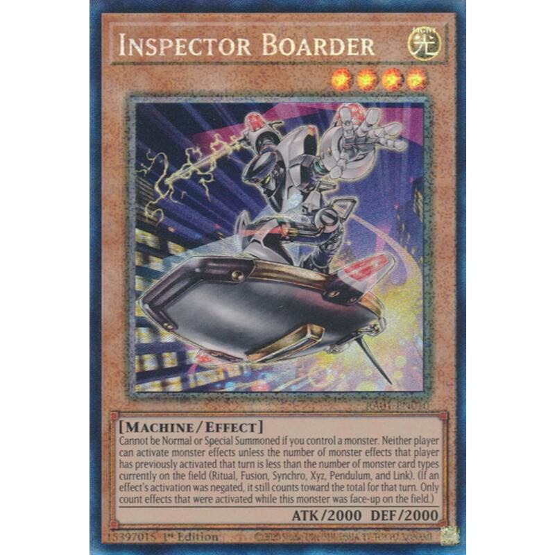 [ Bài Yugioh Chính Hãng ] Inspector Boarder - 25th Anniversary Rarity Collection (RA01)