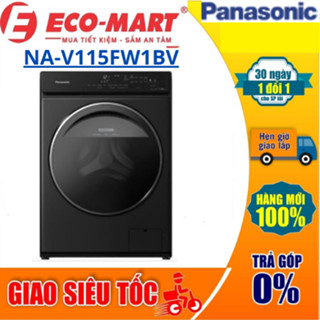  Máy giặt Panasonic NA-V115FW1BV Inverter 11.5 kg cửa ngang tự động phân bổ nước xả nước giặt 