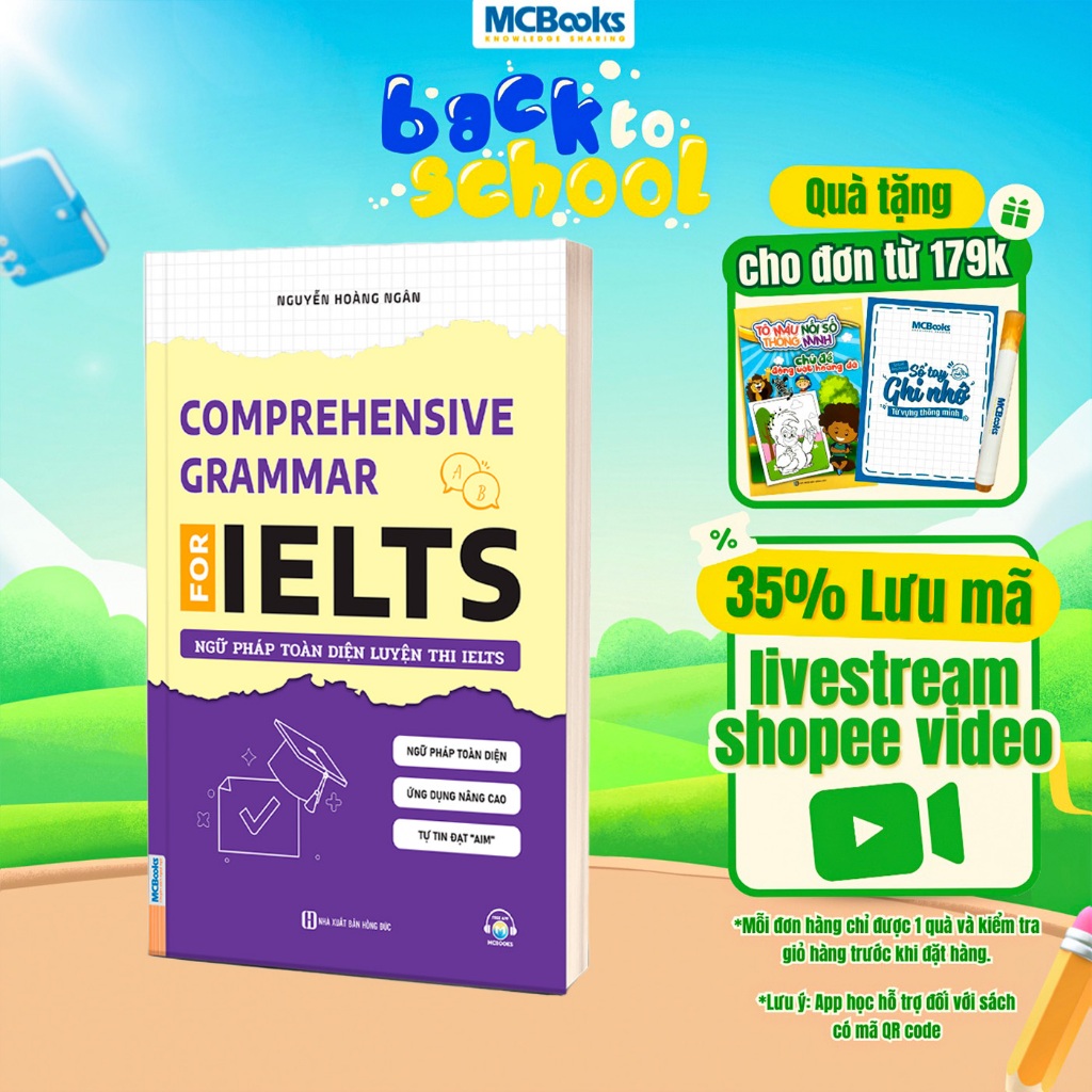 Sách - Ngữ pháp toàn diện luyện thi IELTS - Comprehensive Grammar For IELTS