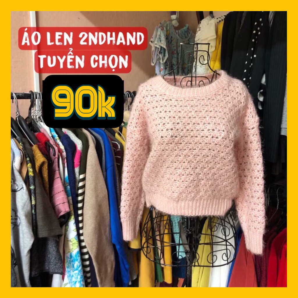 [2ndhand] ÁO VÁY LEN NỮ NHIỀU KIỀU hàng thùng/ hàng si ĐỒNG GIÁ 90k đẹp tuyển chọn