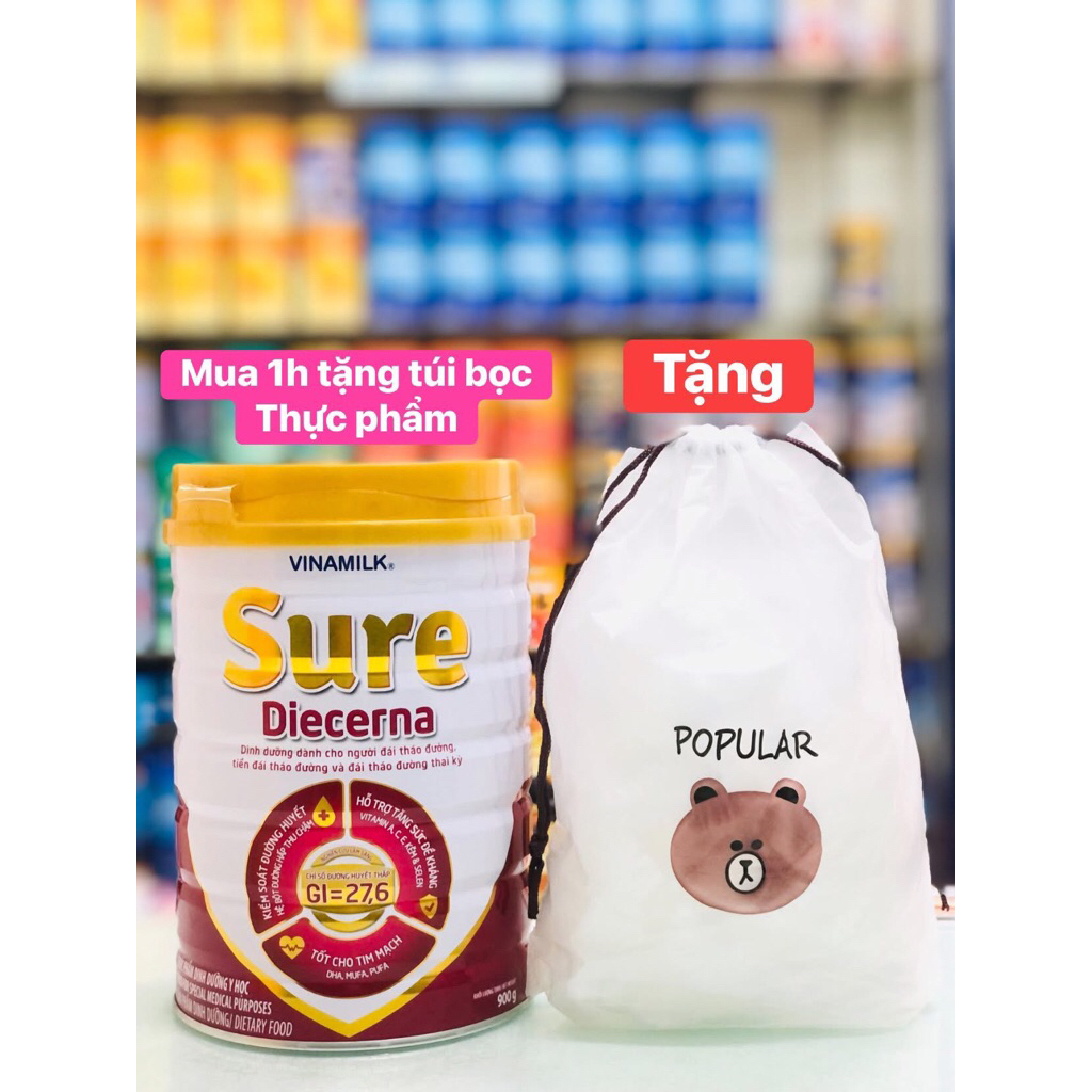 sữa tiểu đường Sure Diecerna 900g[ Hạn 05-06-2027]
