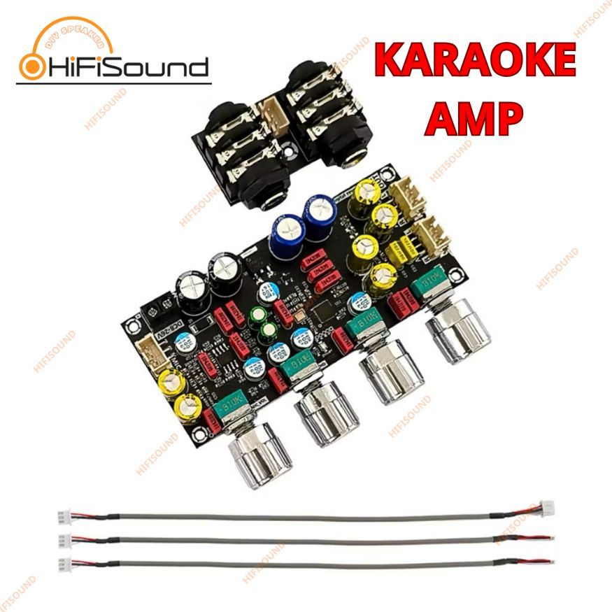 Mạch Karaoke ZK-AMP Mạch trộn tạo Echo, Reverb 3D bằng chip DSP hát karaoke cực hay