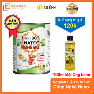 Tinh Bột Nghệ Đỏ ULNATECH 250gr - TBN Siêu Hấp Thu Nano Curcumin (ATTP và Chứng Nhận Của Viện)