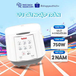  Nồi cơm điện tử TEFAL 1.8 lít RK733168 - chính hãng - BH 24 tháng 