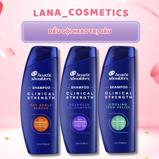   Chính Hãng Mỹ- Mẫu mới  Dầu gội giảm gàu và nấm của Mỹ Head & Shoulder Clinical Strength 400ml 