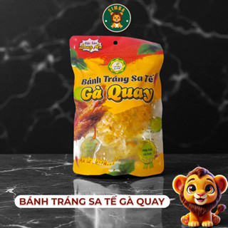  Bánh Tráng Trộn Sa Tế Gà Quay LAN Simba Shop - Cay Nồng Giòn Tan Vị Gà Quay Đậm Đà Ăn Vặt Ngon Miệng 