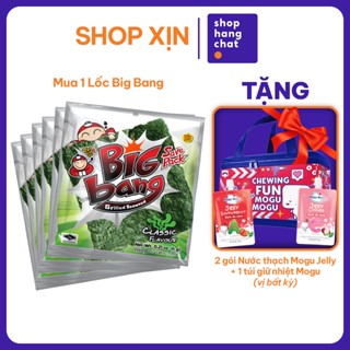 [MUA LỐC 12 GÓI 6G TẶNG 2 GÓI MOGU JELLY+1 TÚI GIỮ NHIỆT]Snack Rong Biển Taokaenoi BIG BANG 6G Nhiều Vị Ăn Vặt Nhập Khẩu