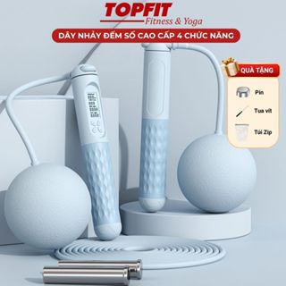 Dây Nhảy Thể Lực Đàn Hồi, Không Dây 11 - Có Bóng Điều Chỉnh Luyện Dụng Cụ Tập Gym TOPBODY DNHAY11