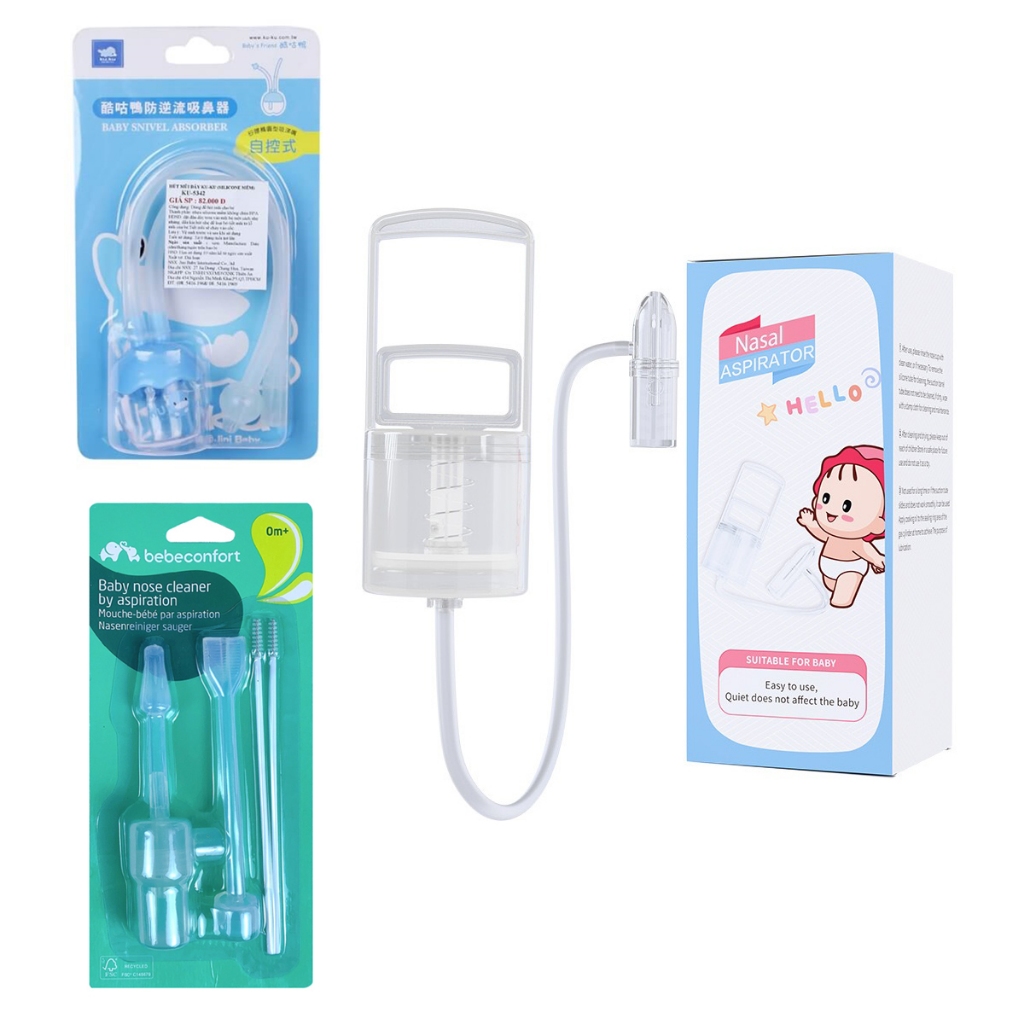 Các loại dụng cụ Hút mũi cho bé bằng miệng, kéo tay dễ dùng, an toàn cho bé