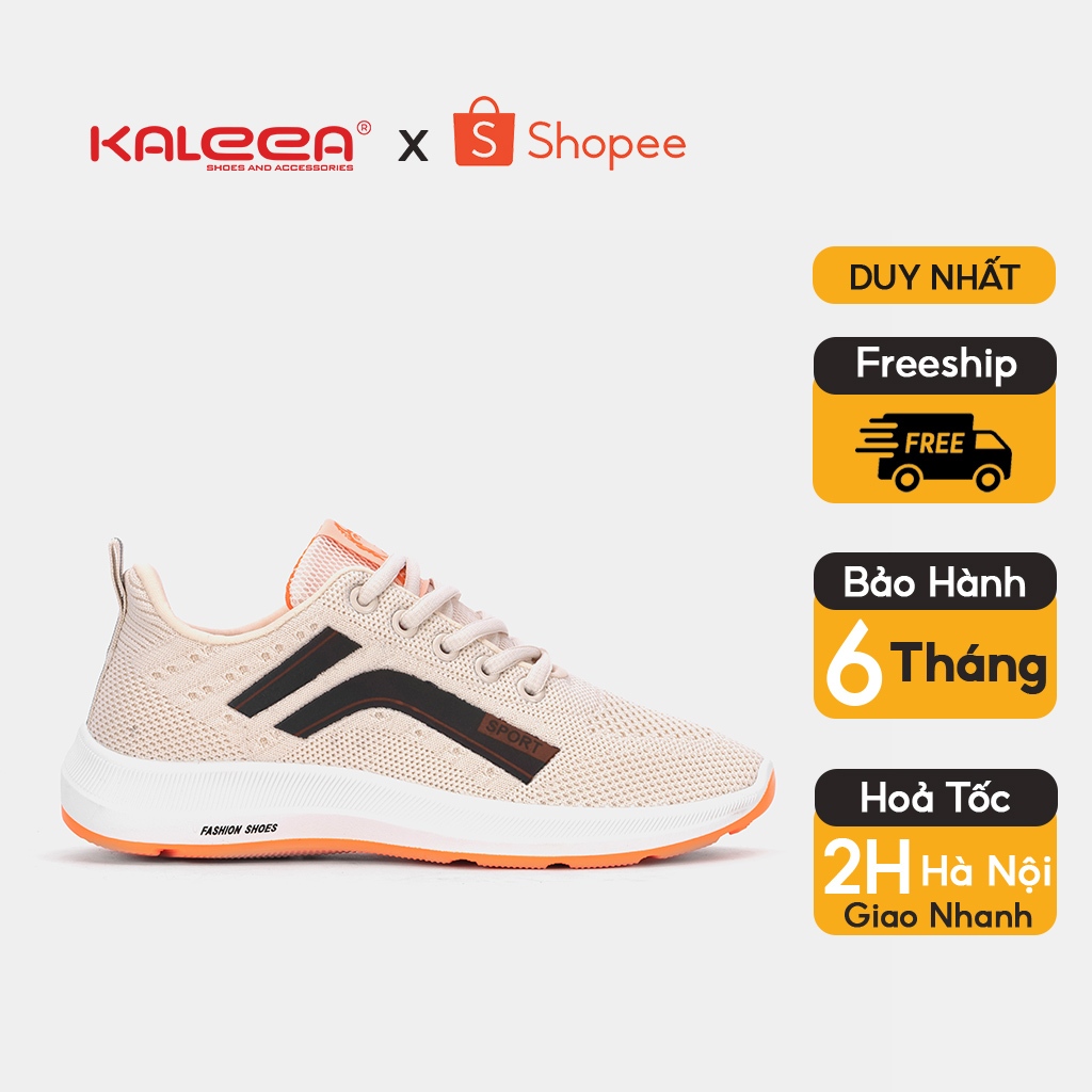 [𝐇𝐨𝐚̉ 𝐭𝐨̂́𝐜 𝐇𝐍] Giày Thể Thao Nữ Siêu Nhẹ, Giày Sneaker Thoáng Khí  Kaleea T12N
