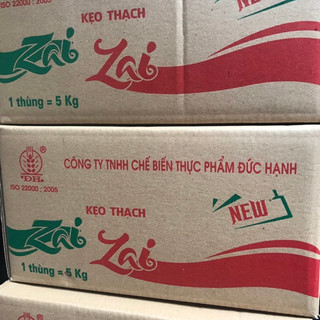 [Sỉ] Thùng kẹo thạch Zai zai Đức Hạnh (5kg)