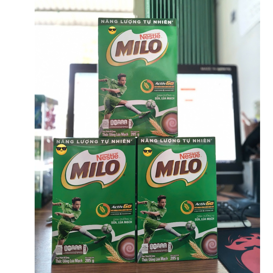 Sữa Bột Milo _ 285g _ Dinh Dưỡng Từ Sữa Và Lúa Mạch