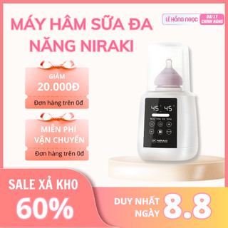 Máy Hâm Sữa Đa Năng Niraki Giữ Nhiệt 72H,Tích hợp 4 chức năng,Màn Hình LED Dễ Điều Chỉnh