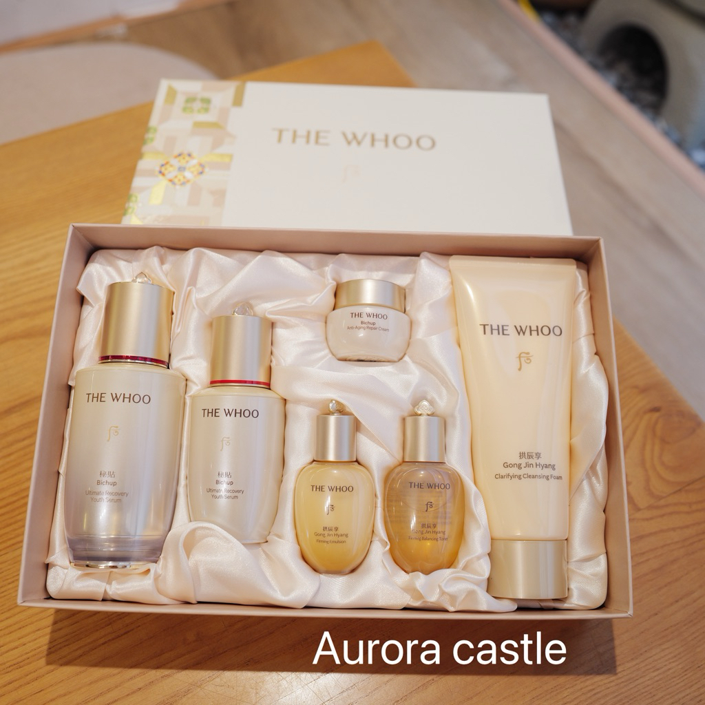 Set Tinh chất The whoo Bichup dưỡng da 6 món Ultimate Recovery