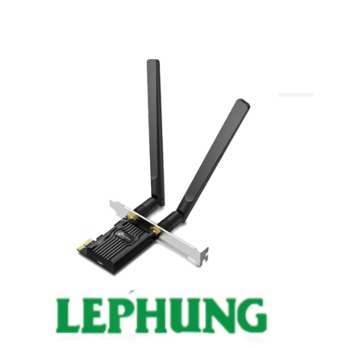 Card mạng WIFI 6 AX1800 Archer TX20E | Chuẩn PCIe | Bluetooth 5.2 | Phạm vi kết nối tín hiệu rộng | 