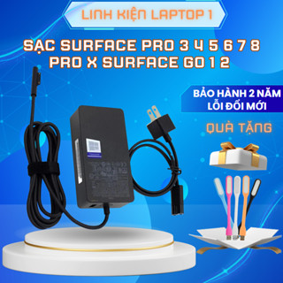 Sạc Surface Pro 3 4 5 6 7 8 Pro X Surface Go 1 2 Surface Laptop 1 2 3 15V-4A 65W ZIN