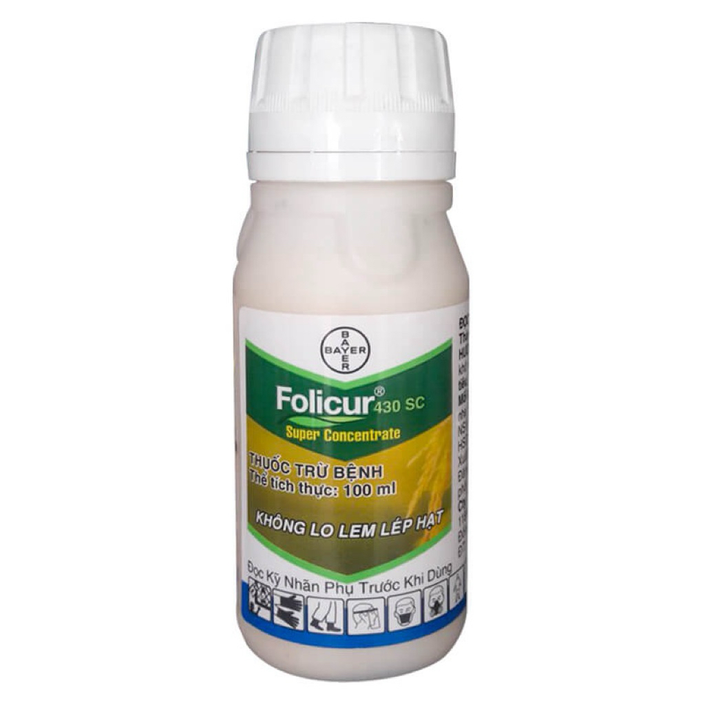 Folicur 430SC 100ML: Không lo lem lép hạt, khô vằn trên lúa
