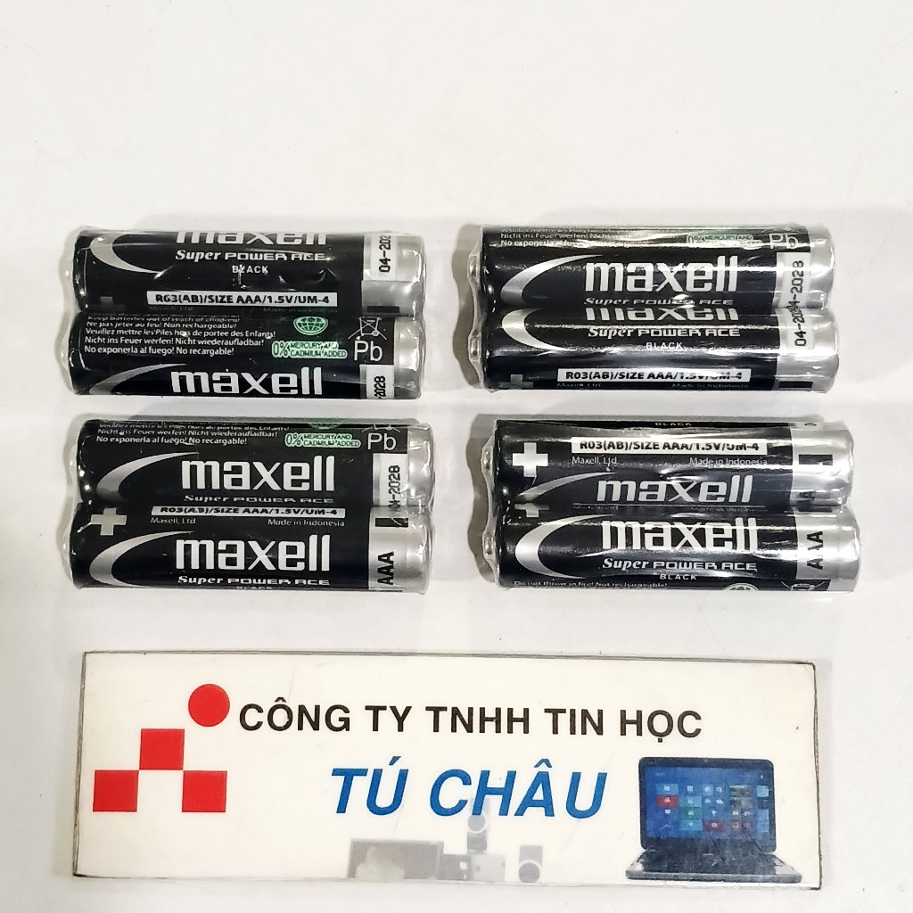 Pin AAA Maxell AAA 1.5V (AAA / 1.5V /R03(AB)2P / MU-4) Chính hãng