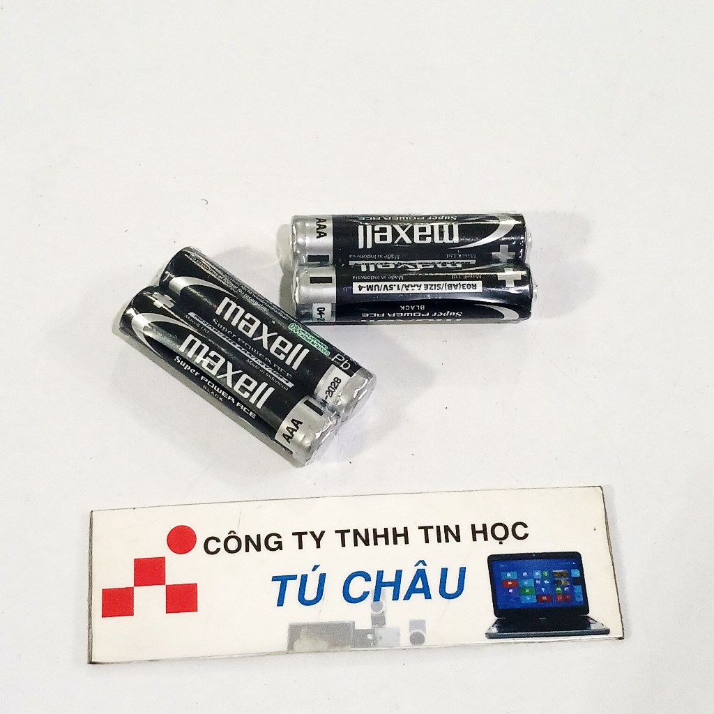 Pin AAA Maxell AAA 1.5V (AAA / 1.5V / R03(AB)2P / MU-4) / Giá bán: 2 Cặp (4 Viên)