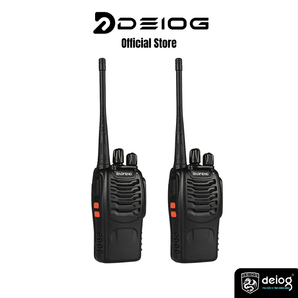 Bộ đàm đôi BAOFENG BF-888S phạm vi 5km dành cho phục vụ , nhà hàng , khách sạn , du lịch