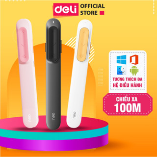 Bút Trình Chiếu ES002 Deli Hỗ Trợ Thuyết Trình Chiếu Xa 100M Bút Chỉ Laser Đỏ Kết Nối USB/ TypeC