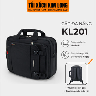 Cặp Đa Năng Có Ngăn Đựng Nước Cho Học Sinh Cấp 2 Cấp 3 Đa Năng Kim Long KL201