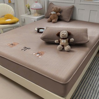 Chiếu điều hòa băng lạnh cao cấp Uzhome bộ chiếu điều hòa bo chun bọc nệm mềm mịn thoáng khí tặng kèm 2 vỏ gối cùng loại