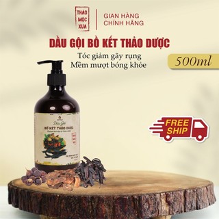 [sỉ rẻ] Dầu gội bồ kết thảo dược 500ml