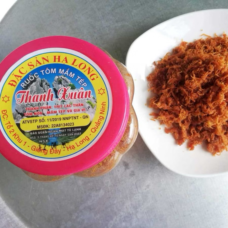 Ruốc Tôm Mắm Tép Thanh Xuân - Đặc Sản Hạ Long - Quảng Ninh - Sạch Sẽ,An Toàn, Thơm Ngon, Bổ Dưỡng, T