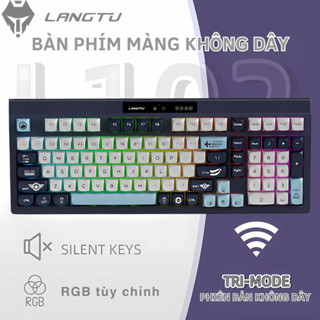  Bàn phím không dây LANGTU L102 hotswap 98 phím pin 10000mAh kết nối 3 chế đô bảo hành 12 tháng 