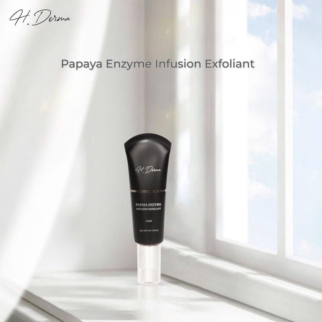 💗 H.Derma Papaya Enzyme Infusion Exfoliant – Tẩy Tế Bào Chết Enzyme Đu Đủ, Dịu Nhẹ & Sáng Da