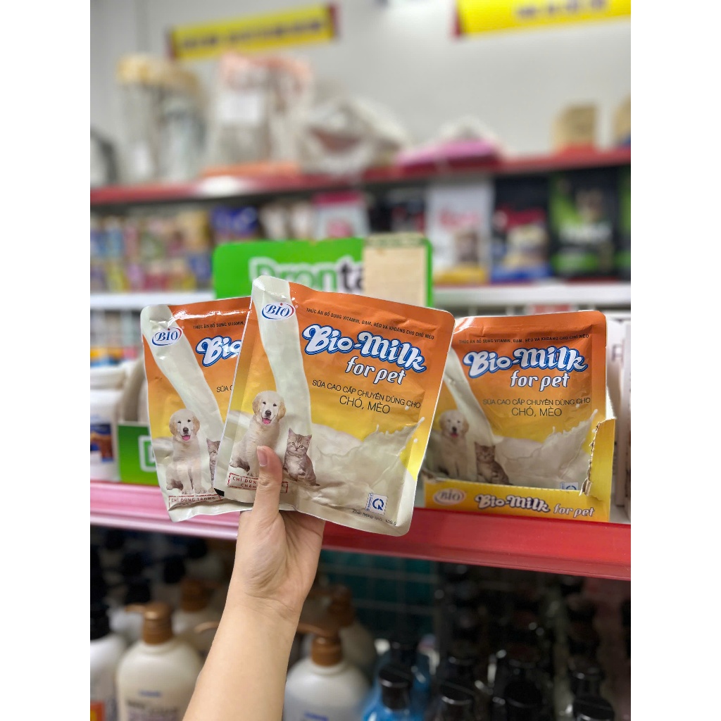 SỮA BIO MILK CHO CHÓ MÈO DỄ UỐNG