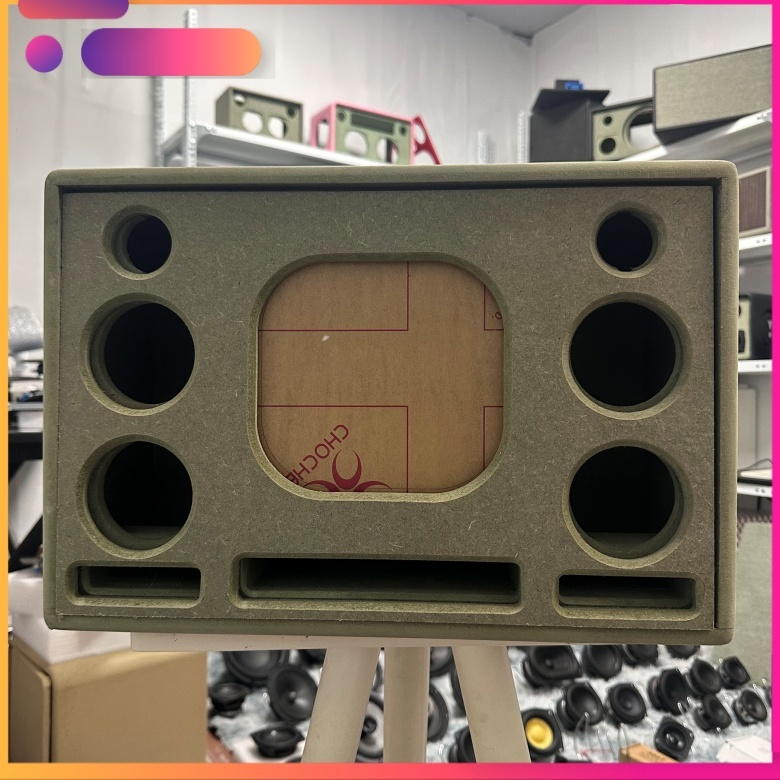 box loa hầm thái dáng 4 mid bb3, tặng kèm tấm mica