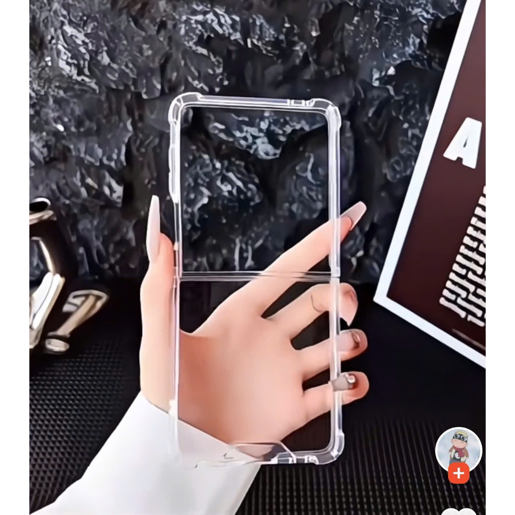 ỐP LƯNG CHỐNG SỐC DẺO SAMSUNG Z FLIP 7 zflip7 z flip 7 khoe màu máy