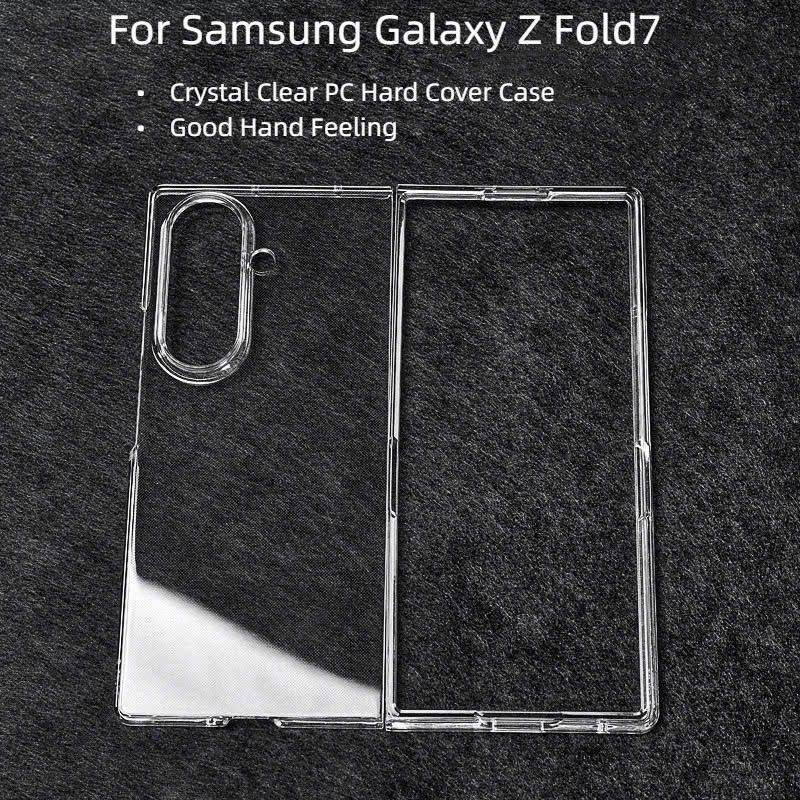 Ốp lưng cứng trong suốt samsung galaxy Z FOLD 7 ZFOLD7 z fold 7 không ố vàng