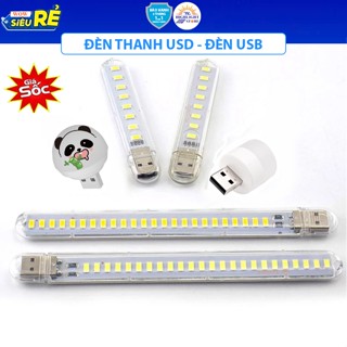  Thanh đèn LED mini 8 bóng 24 bóng Đèn USB siêu sáng cổng cắm USB để bàn học đọc sách đèn ngủ 