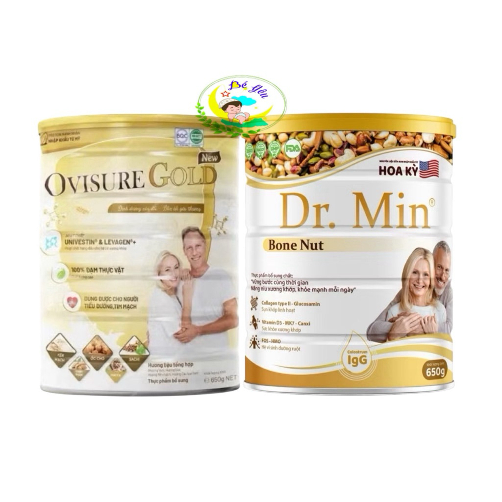 Sữa Ovisure gold 650gr sữa hạt xương khớp hàng chính hãng