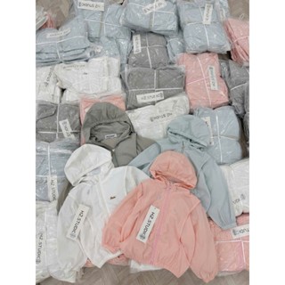 Áo khoác gió bé trai bé gái, áo gió nhăn 1 lớp bé mặc chống gió, chống nắng cho bé từ 8 đến 23kg