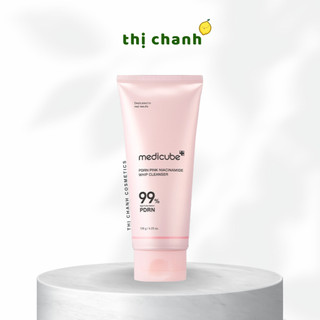  Sữa Rửa Mặt Sạch Sâu Cấp Ẩm Dưỡng Sáng Tăng Cường Hàng Rào Da MEDICUBE PDRN Pink Niacinamide Whip Cleanser 120g 