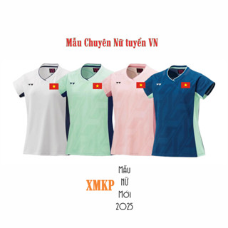  Đồ Nữ thể thao VN Cầu lông Pickeball Bóng chuyền Bóng bàn co giãn thoáng khí in đẹp 2 mặt  Full mẫu  