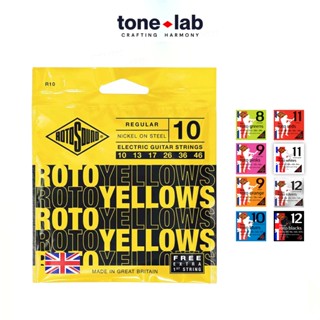 [Tone Lab] [HCM] Dây đàn Guitar Điện Size 8, 9, 10, 11, 12  Rotosound Made in UK (tặng kèm dây 1)