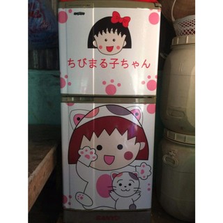 Decal dán máy giặt - tủ lạnh mini MARUKO CUTE