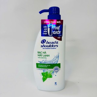 Dầu Gội Head & Shouders Bạc Hà (Chai vòi 625ml)